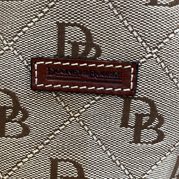 Dooney & Bourke Tan and Brown Tote Bag - Picture 3 of 15